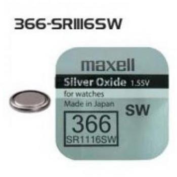 Pila de reloj 366 Maxell SR1116W