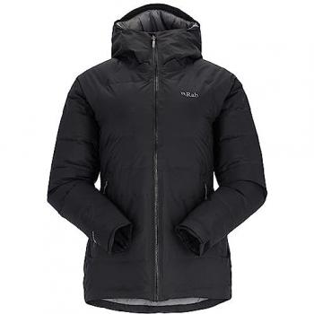 Rab Valiance Women's Waterproof Windproof Down Jacket - Black - Size 8
