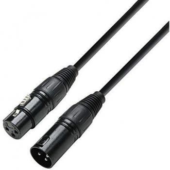 Adam Hall 3 Star DMX XLR Male to Female Cable, 3m
