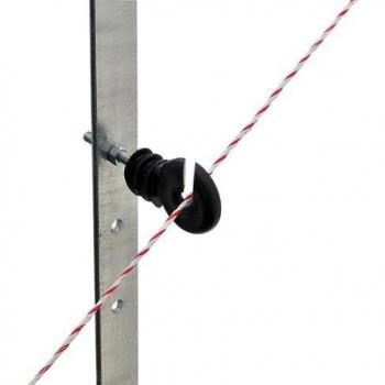 Isolador a Vite para Cercas Eléctricas con Tornillo de Hierro