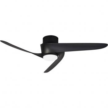 Ventilador de Techo LED Groenland Negro DC Silencioso Ø 122 cm CCT Dimmable con Control Remoto