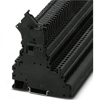 Phoenix Contact Safety Fuse Terminal Block UT 4-L/HESI (5X20) 28A Black, 50 pcs