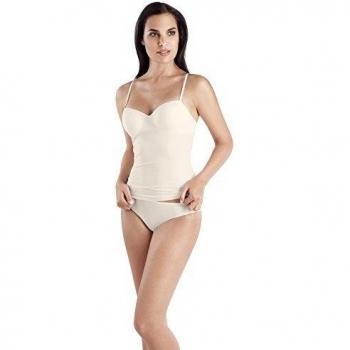 Allure Women's Slim Fit Padded Camisole Top 85B in White