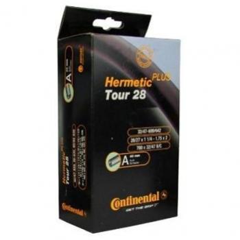 Continental Schlauch 28 AV 40 Cámara Tour Hermetic Plus 28 x 1/4-1.75, válvula Schrader