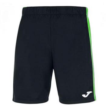 Short de fútbol Joma Maxi Hombre Negro Verde Flúor