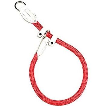 Arppe 11060 Collar Educativo Nylon Redondo con Protección, L, Rojo y Blanco