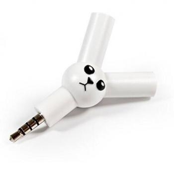 SUCK UK SK JACKRABBIT1 Conejo Jack - Divisor de auricular
