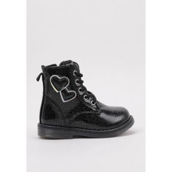 BOTA PLANA bebé niña Osito OSSH 131 019 Negro (hasta talla 30)