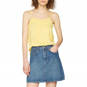 Vero Moda Vmlou SL Top, Camiseta sin Mangas para Mujer, Amarillo