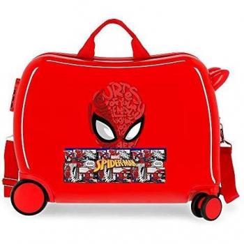Marvel Spiderman Comic Maleta Infantil Rojo 50x38x20 cms Rígida 0 Cierre de combinación Lateral 38L 3 kgs 4 Equipaje de Mano