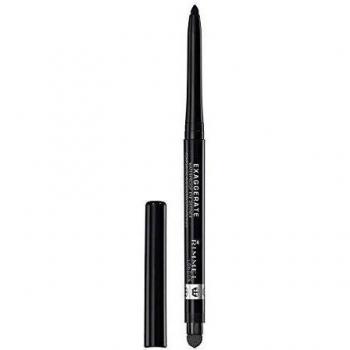 Rimmel London Exaggerate Waterproof Liners - Delineador de Ojos Retráctil Tono 262 Blackest Black, 0.28 g