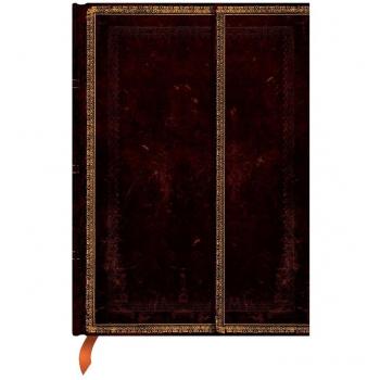 Paperblanks Old Leather Moroccan Ultra Notebook with Lined Pages - Black