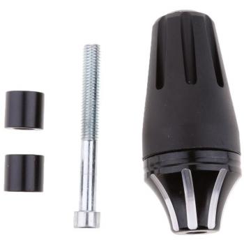 Gazechimp Deslizadores de Marco set Protección Anticaída Reemplazo para Motocicleta - Negro