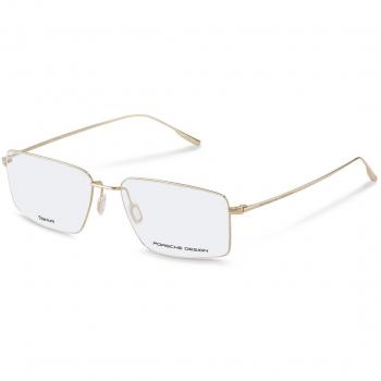 Porsche Design P8750 B Men's Eyeglasses Gold Size 57 - Blue Light Block Available