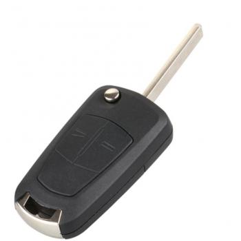 Saflyse Carcasa plegable para llave de coche de Smart ForTwo 450, control remoto de 1 botón