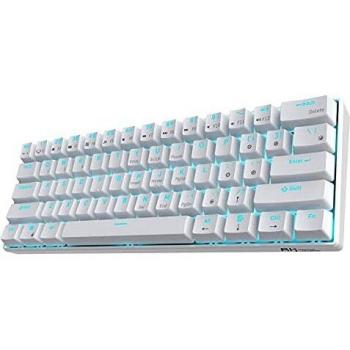 Teclado Mecánico RK ROYAL KLUDGE RK61 Inalámbrico 60% Triple Modo BT5.0/2.4G/USB-C, Compacto de 61 Teclas con Software (Interruptores Az