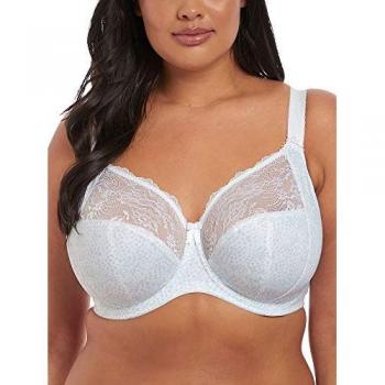 Elomi Morgan Plus Size Full Cup Underwire Lace Bra White 36E