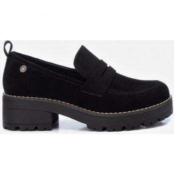 Refresh 171292 - Mocasín de Mujer Negro con Tacón de 5 cm