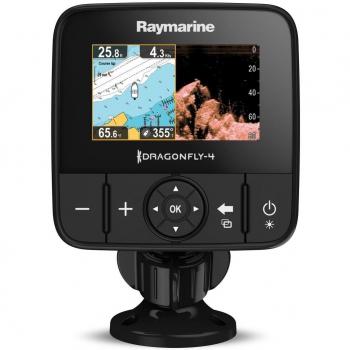 Raymarine DragonFly 4PRO - Sonda, pantalla 4.3, GPS y CHIRP/DownVision, incluye transductor CPT-DVS y conventional sonar