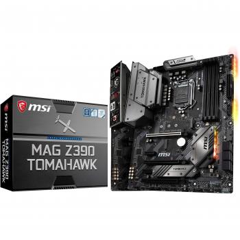 Placa Base ATX MSI MAG Z390 Tomahawk, LGA 1151, DDR4-SDRAM DIMM, Intel Z390, M.2 Shield FROZR, Dual Intel LAN, Core Boost