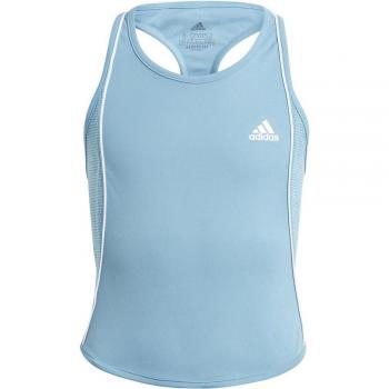 Camiseta tirantes G Pop Up adidas color Hazy Blue/White para niños