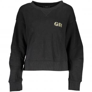 Guess Jeans Black Cotton Sweater - L