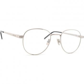 Saint Laurent SL 555 OPT 002 48 Glasses, unisex, Gray, Size: ONE SIZE; Saint Laurent Classic Black Leather Shoulder Bag, unisex, Gray, Sizes: ONE SIZE