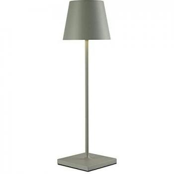 Lámpara de escritorio táctil LED inalámbrica verde metalizada Kelly Olive H38cm