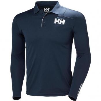 Helly Hansen HH LIFA ACTIVE LIGHT LS POLO - Polo térmico, Hombre, Azul