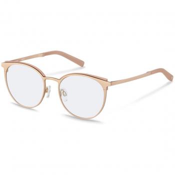 Rodenstock R7124 B Women’s Eyeglasses Rose-Gold Size 51 - Blue Light Block Available