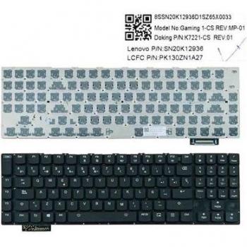 Teclado Gaming Retroiluminado Sin Marco para Portátil Lenovo Ideapad Y900-17ISK Y910-17ISK Y920-17IKB Negro