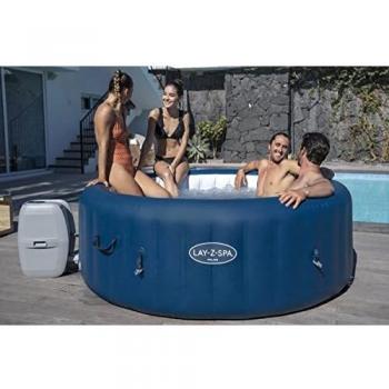 Spa Hinchable Lay-Z-Spa Milan Airjet Plus 196 x 71 cm para 4-6 Personas con WiFi Bestway