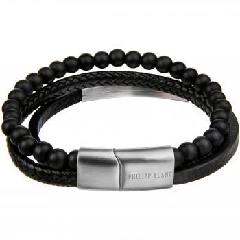 Philipp Blanc Elia Black Bracelet - Adjustable Unisex
