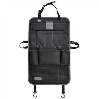 PuTwo Organizador Coche Car Accessories asiento trasero con organizador de asiento de coche para iPad y Tablet soporte - Gris