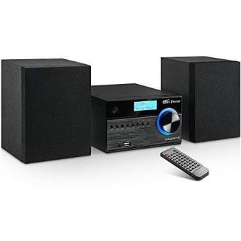 Microsistema de Audio New Majestic AH-2350BT - DAB, CD/MP3, Radio FM/DAB, Bluetooth, USB, 20W, con Control Remoto