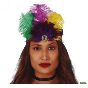 Cinta de Lentejuelas y Plumas
