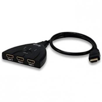 Equip HDMI Switch Negro Interruptor KVM