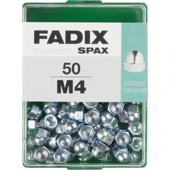 FADIX Tuerca Ciega Cincada M4 - Caja de 50 Unidades