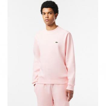 Sudadera Lacoste Classic Fit para Hombre de Algodón Ecológico Rosa SH9608-00