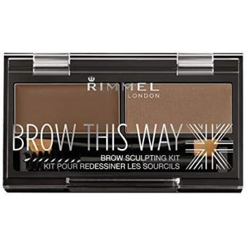 RIMMEL LONDON - Rimmel Kit Sourcils Brow this way 002 Mid Brown