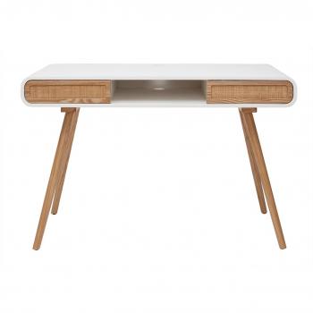 Escritorio con puertas correderas y rejilla L120 cm OLYMPE