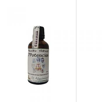 Aceite Esotérico 7 Potencias - Aceite para rituales esotéricos y ofrendas religiosas, diseñado para potenciar rituales y prácticas espirituales