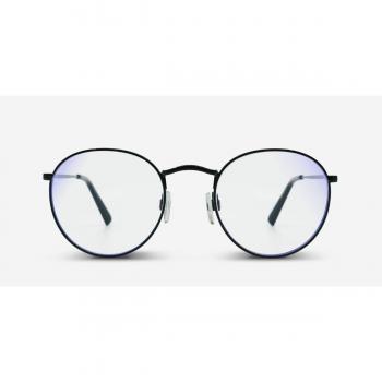Messy Weekend LENNON OPTICS con Azules-Light Block Negros 50 Lentes Recetadas Para Hombre Negros