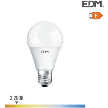 Bombilla LED crepuscular estándar E27 10W 932lm 3200K luz cálida Ø6x11cm EDM