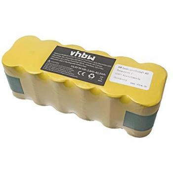 Batería recargable NiMH 2800 mAh, 14.4 V compatible con Infinuvo Cleanmate QQ1, QQ2, QQ-2L, QQ-2 Plus y modelos similares de robot aspirador