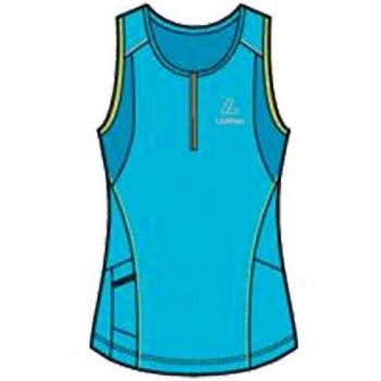 LOFFLER DA. RUNNING ZIP-TOP W BLUE-L