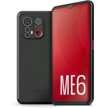 Smartphone Emporia ME6 5G, Pantalla 6.58, RAM 6GB, Almacenamiento 128GB, Cámara 50MP, Botón SOS, Android 13, Negro