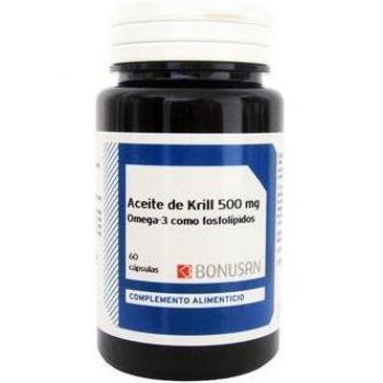 Bonusan Omega-3 MSC Aceite de Krill 60 Cápsulas de Gelatina Blanda