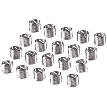 Inserción roscada M8 - 20 piezas para reparación de hilos dañados - Helicoil NEO TOOLS 11-907
