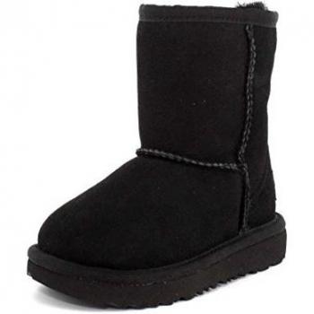 UGG Classic II Toddler Boots - Pure Black, Size 27.5